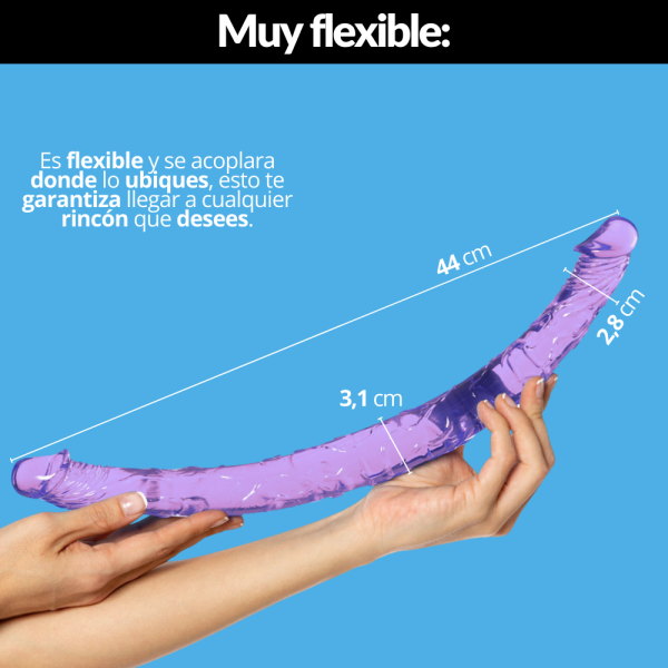 Dildo Doble Penetración Anal y Vaginal