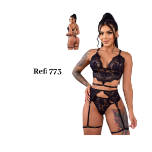 Lencería Erótica Color Negro