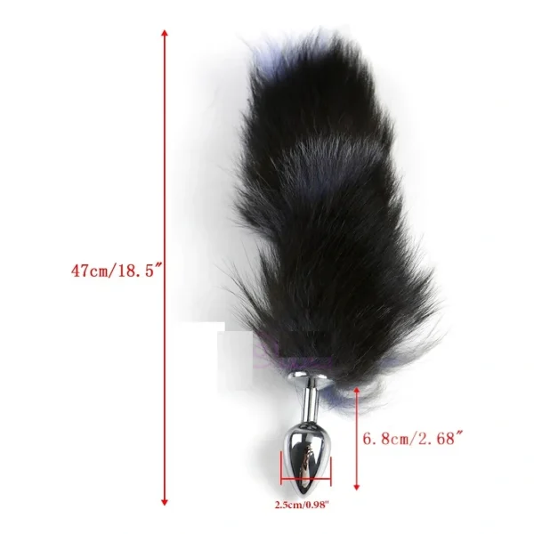 Plug Anal con Cola de Zorro